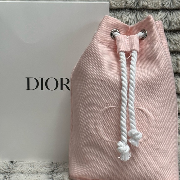 Dior drawstring closure Toiletry/ cosmetic bag - Picture 2 of 5